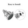 2-Spray Settings 2.92 in. Wall Mount Fixed Adjustable Shower Head in Chrome,,Non-EBAY certified warehouse