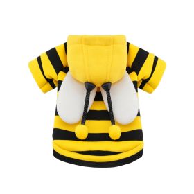 Frog Dog Small Medium Sweater Fleece Clothes (Option: Wings Bee-M)