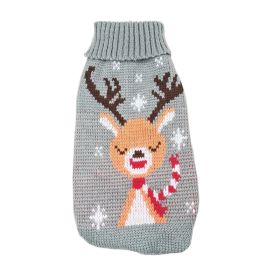 New Winter Fashion Pet Clothes (Option: Gray Deer-6China)