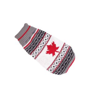 New Winter Fashion Pet Clothes (Option: Canadian Flag-6China)