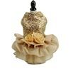 Dog Clothes Pet Wedding Dress (Option: Gold-S)