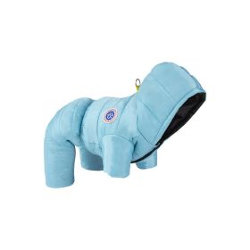 Winter Pet Cotton-padded Clothes Thickening Thermal Windproof Multifunctional (Option: sky blue-XXL)