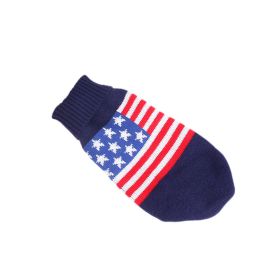 New Winter Fashion Pet Clothes (Option: American Flag-14China)