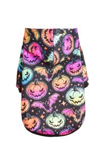 Pet Clothes Small And Medium Sized Dog Cat Pet Halloween Pumpkin Belt (Option: Colorful Pumpkin-XL)